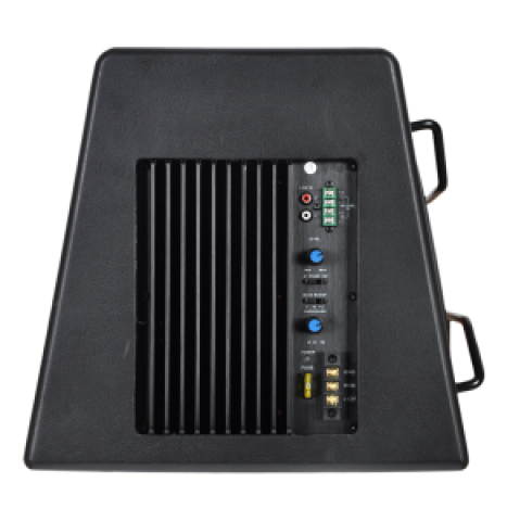 Automobilinė žemų dažnių kolonėlė aktyvi 12" (30cm) 500W 4Ω Peiying PY-BB300X 