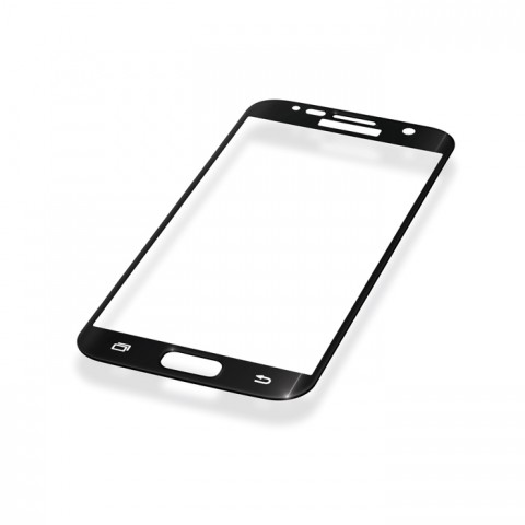 LCD apsauginis stikliukas iPhone 6 / 6S juodas (black) lenktas