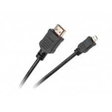 Laidas HDMI - HDMI micro v1.4 (K-K) 1.8m gold 4K (30Hz) 