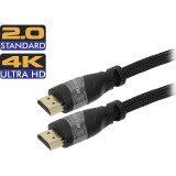 Laidas HDMI - HDMI (K-K) v2.0 3m 4K (30Hz) gold Blow