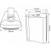 Kabinama garso kolonėlė 5" (13cm) 90W 8Ώ 100Hz - 20kHz Adastra BC5W balta (white)