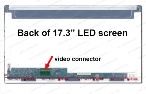 LCD 17,3" (1600x900) 40pin matinis N173FGE-L23