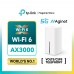 Wi-Fi ryšio kartotuvas Dual band 3000Mbps 3xGigabit Mesh 1-pack NX510V TP-LINK