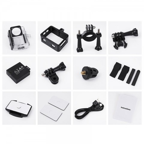 Veiksmo (vaizdo) kamera Hoco DV103 juoda