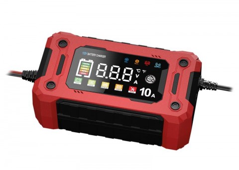 Įkroviklis 220V švino akumuliatoriams automatinis 12V 10A LTC