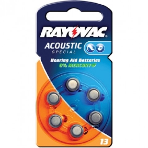 Elementas klausos aparatams RAY-13 (PR48)  Rayovac (vieneto kaina)