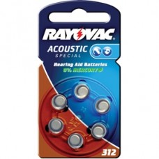 Elementas klausos aparatams RAY-312 (PR41) Rayovac (vieneto kaina)