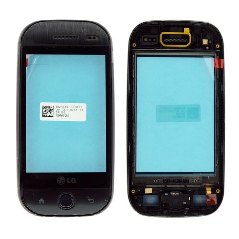 LCD LG GW620 touch screen su rėmu (original)