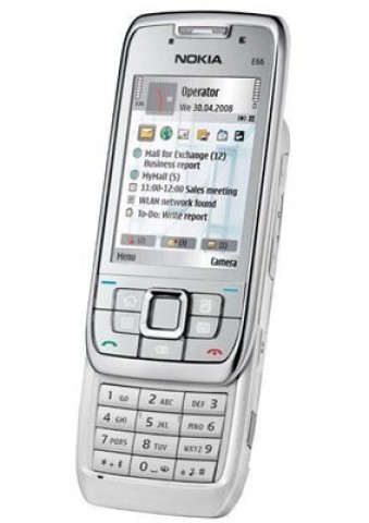 Korpusas Nokia E66 silver HQ 