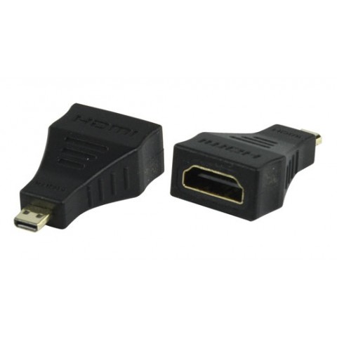 Perėjimas HDMI micro → HDMI (K-L) Gold 
