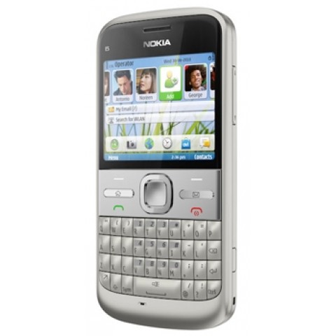 Korpusas Nokia E5 silver HQ 