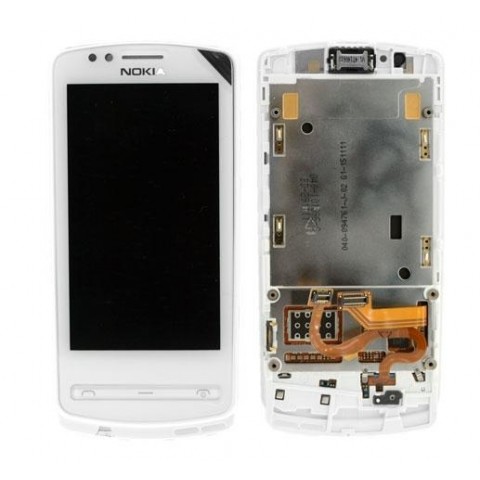 LCD+Touch screen Nokia 700 white originalas