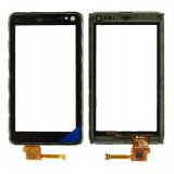 Touch screen Nokia N8 with frame black HQ