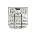 Klaviatūra Nokia E51 silver HQ