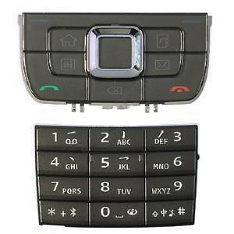 Klaviatūra Nokia E66 black HQ