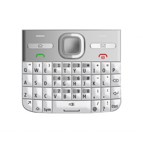 Klaviatūra Nokia E5 silver originalas