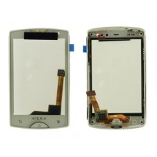 Touch screen Sony Ericsson ST15i  Xperia mini with frame white originalas