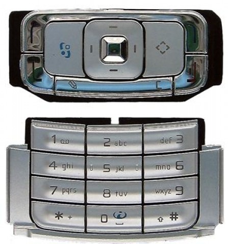 Klaviatūra Nokia N95 silver HQ