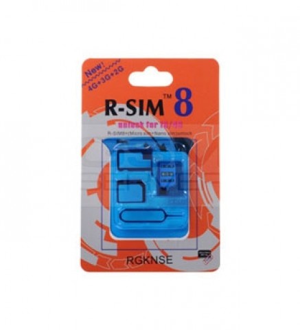 R-SIM8 (Micro sim+Nano sim) iPhone5+4S originalas