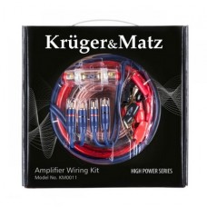 Rinkinys stiprintuvo pajungimui 4AWG (10mm²) Kruger&Matz